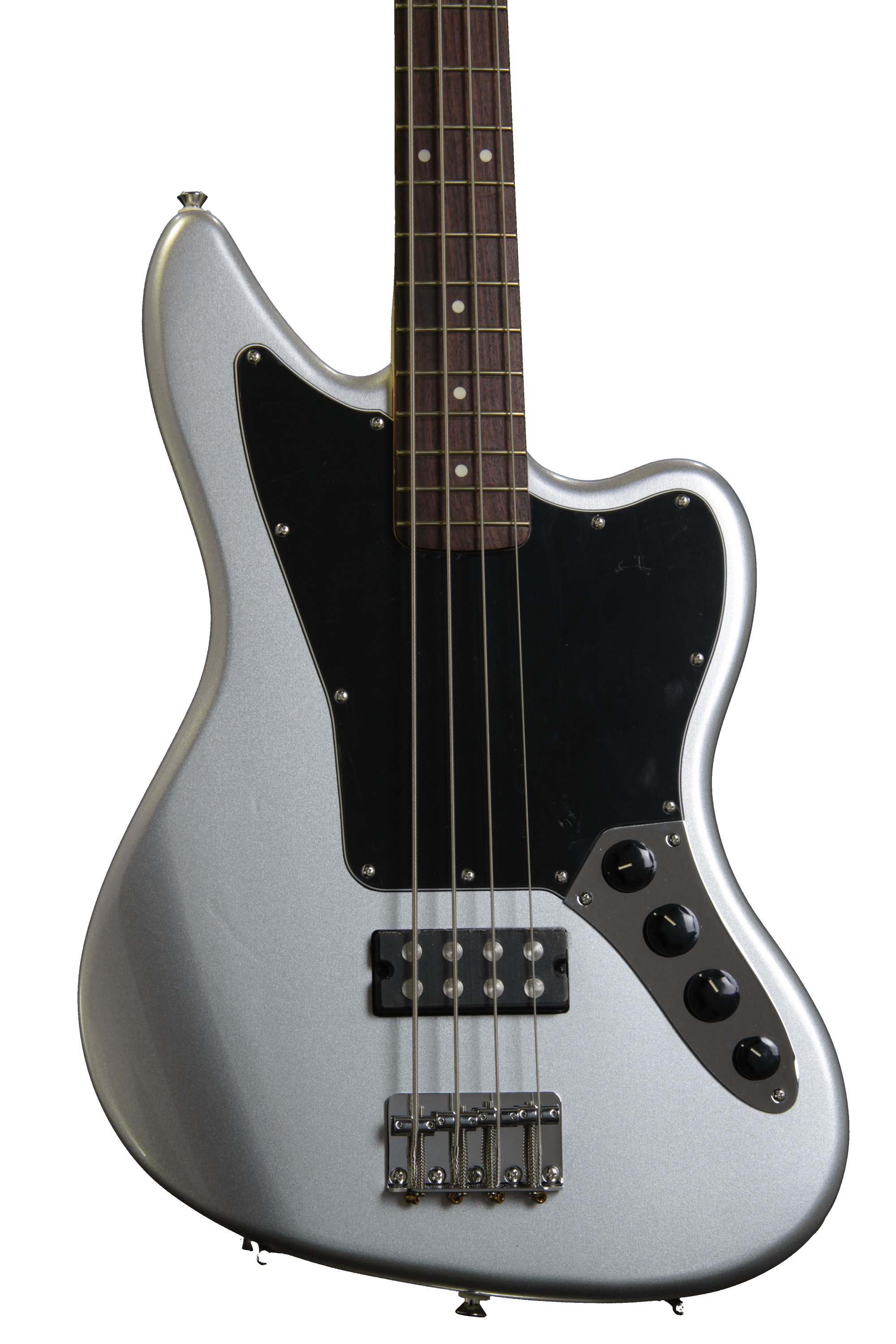 Squier Vintage Modified Jaguar Bass Special HB - Silver | Sweetwater