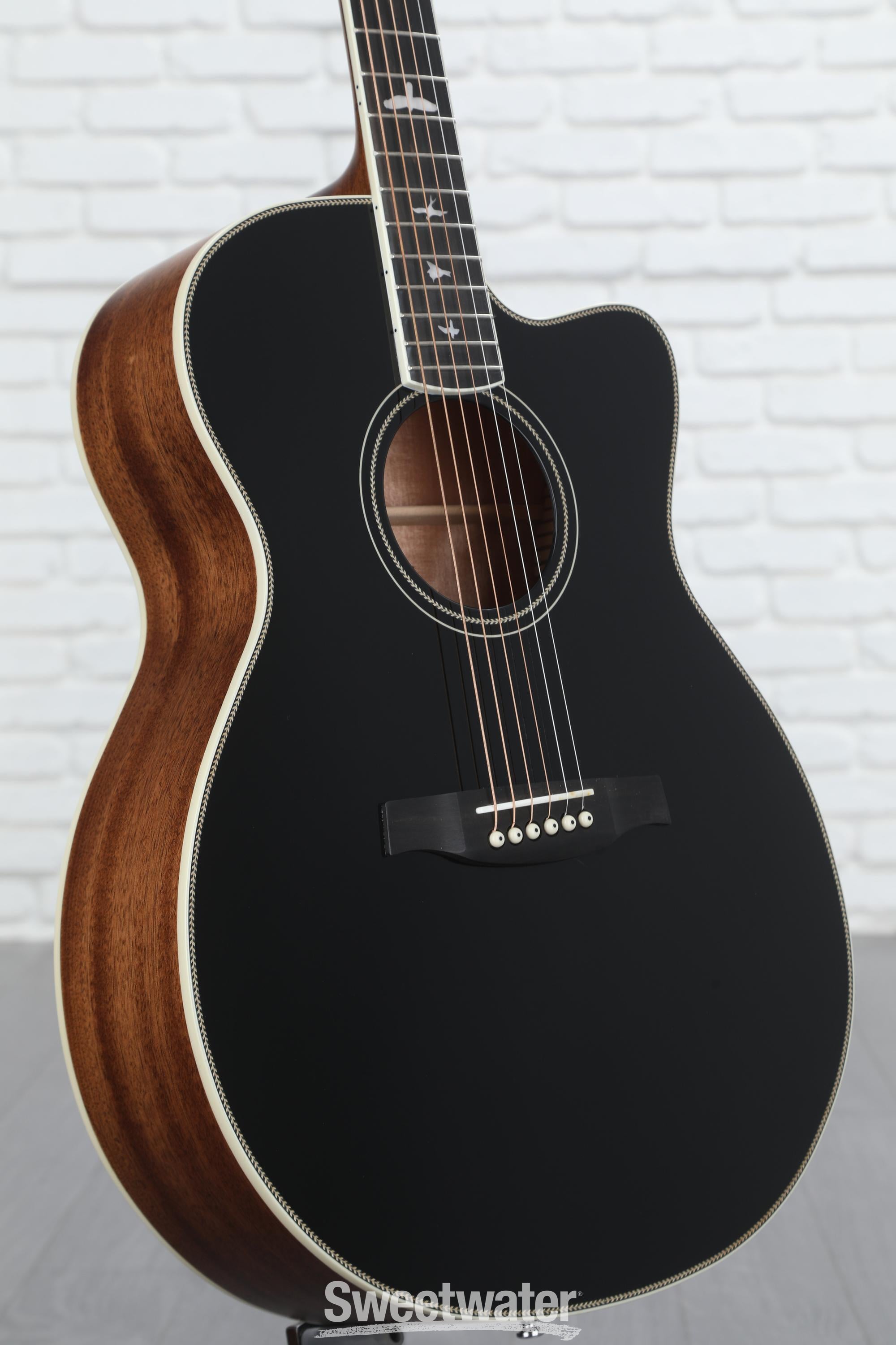 PRS SE Angelus A20E Acoustic-electric Guitar - Black Top | Sweetwater
