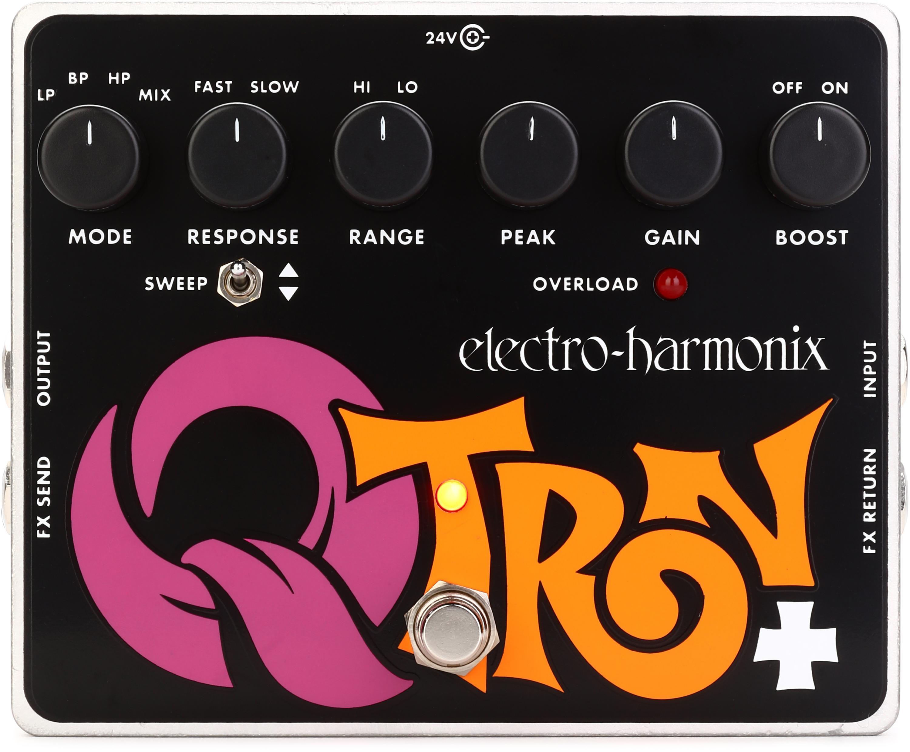 Electro-Harmonix Q-Tron+ Envelope Filter Pedal Reviews | Sweetwater
