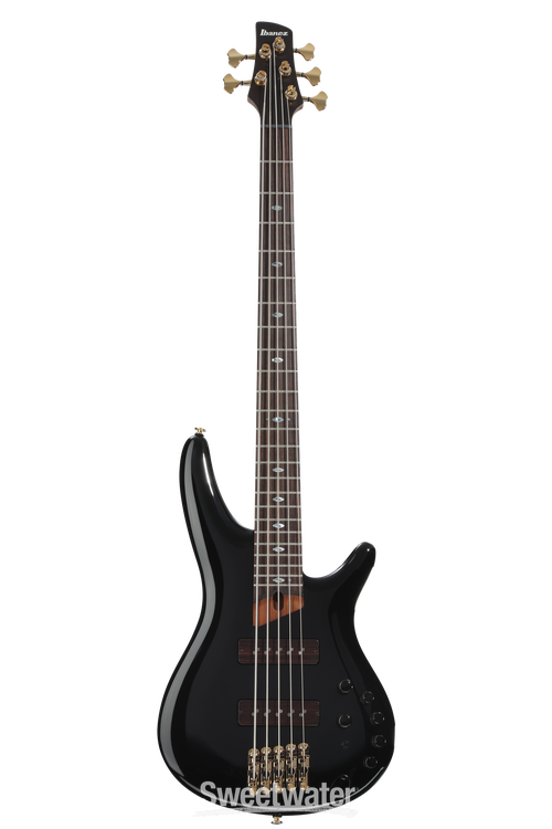Ibanez Prestige SR3505 5-string Bass Guitar - Black | Sweetwater