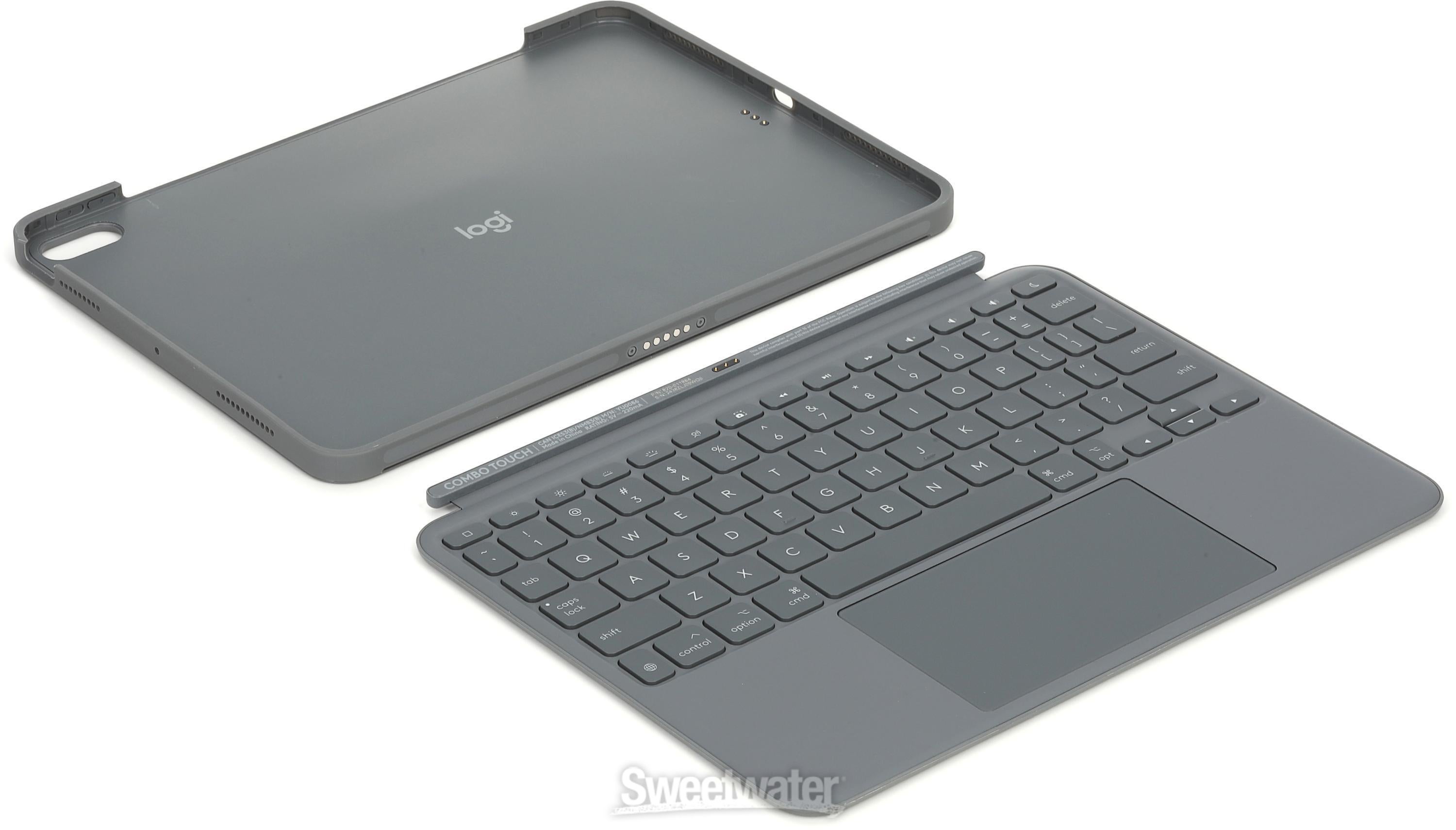 Logitech Combo Touch for 11-inch iPad Air - Gray | Sweetwater