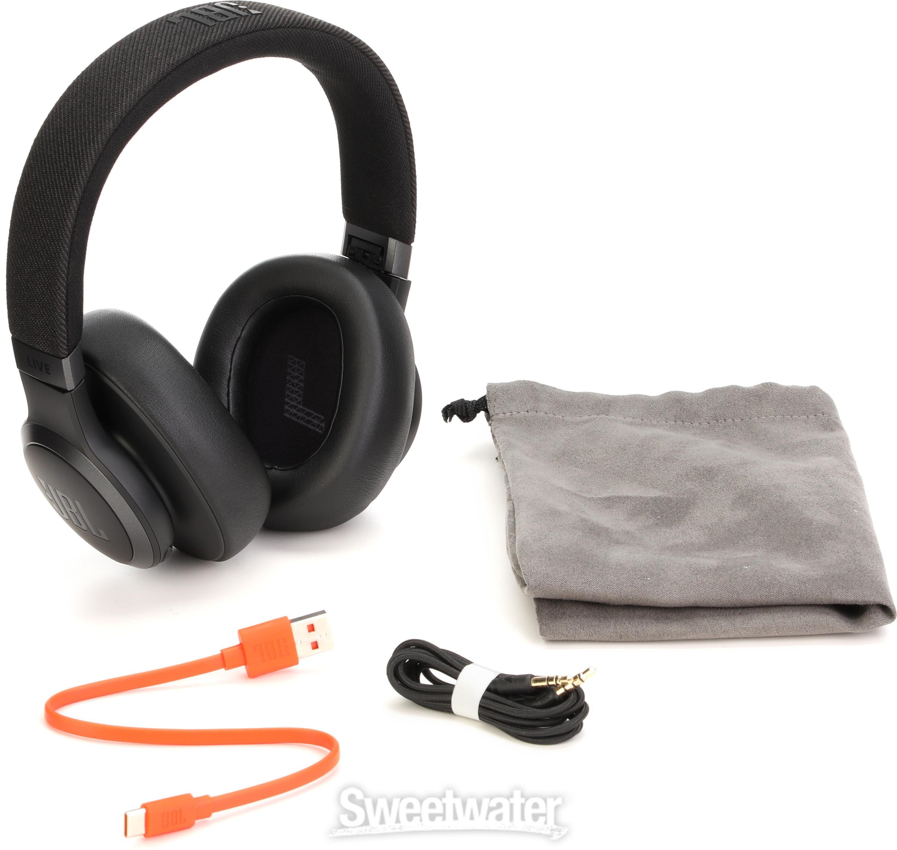 JBL Live 770NC Wireless Over-ear Headphones - Black | Sweetwater