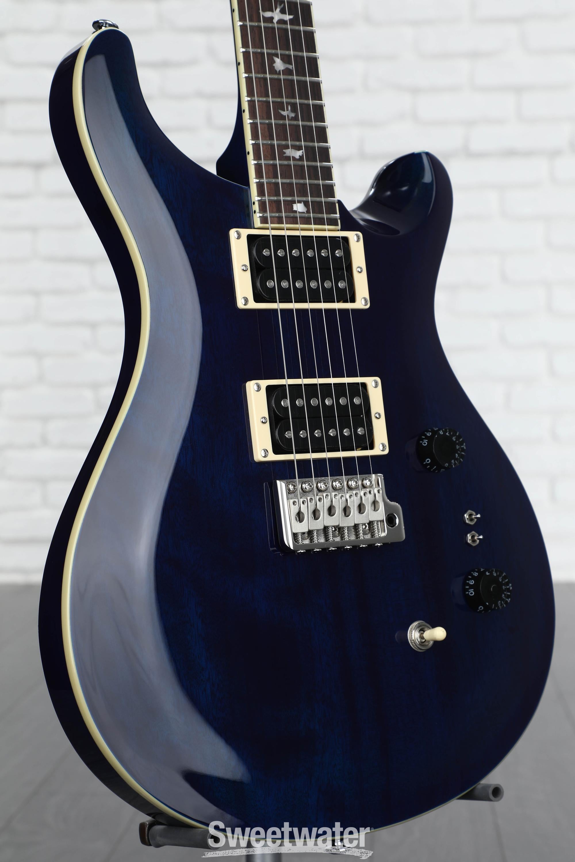PRS SE Standard 24-08 Electric Guitar - Translucent Blue | Sweetwater