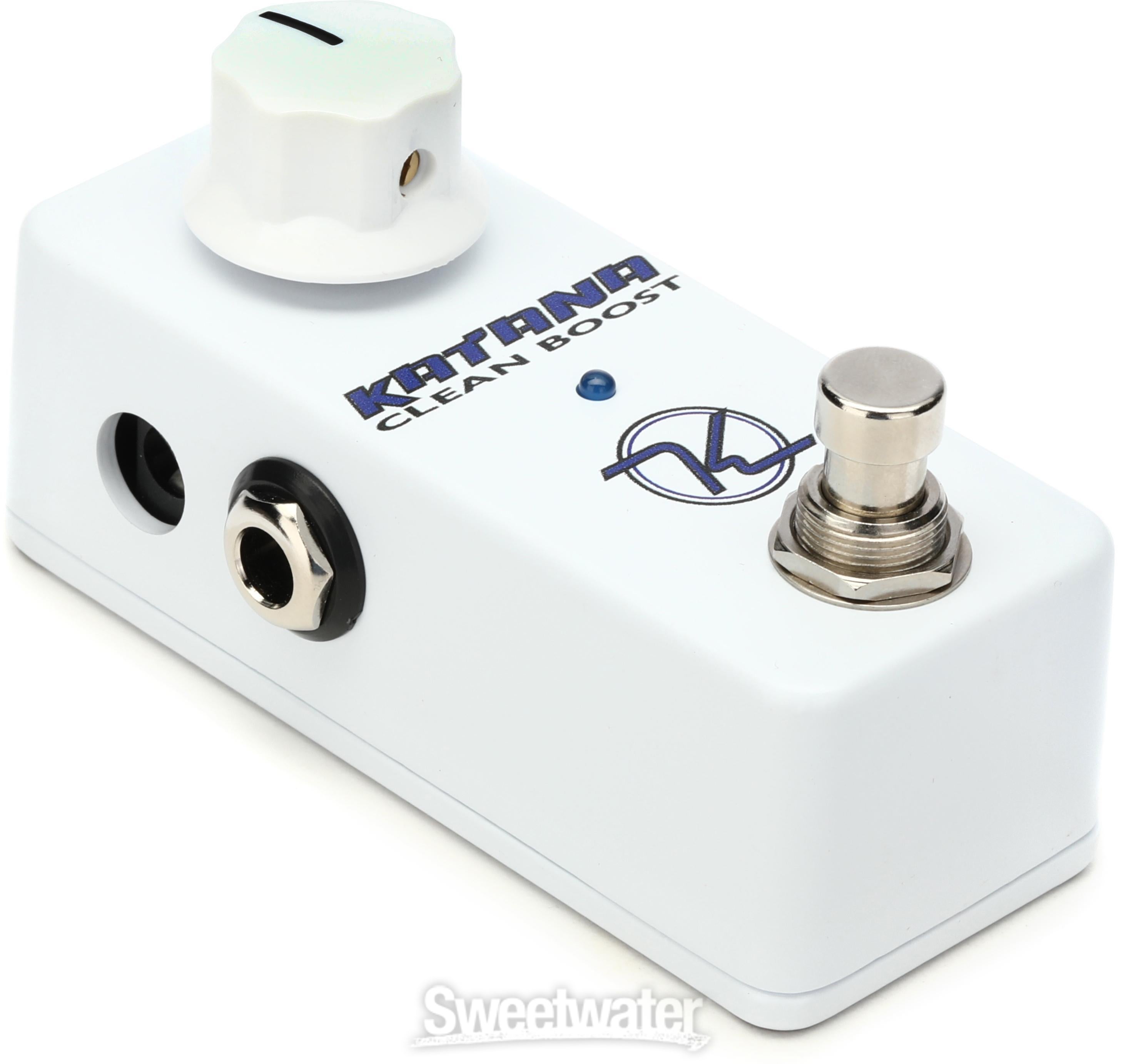 Keeley Katana Mini Clean Boost Pedal - White Reviews | Sweetwater