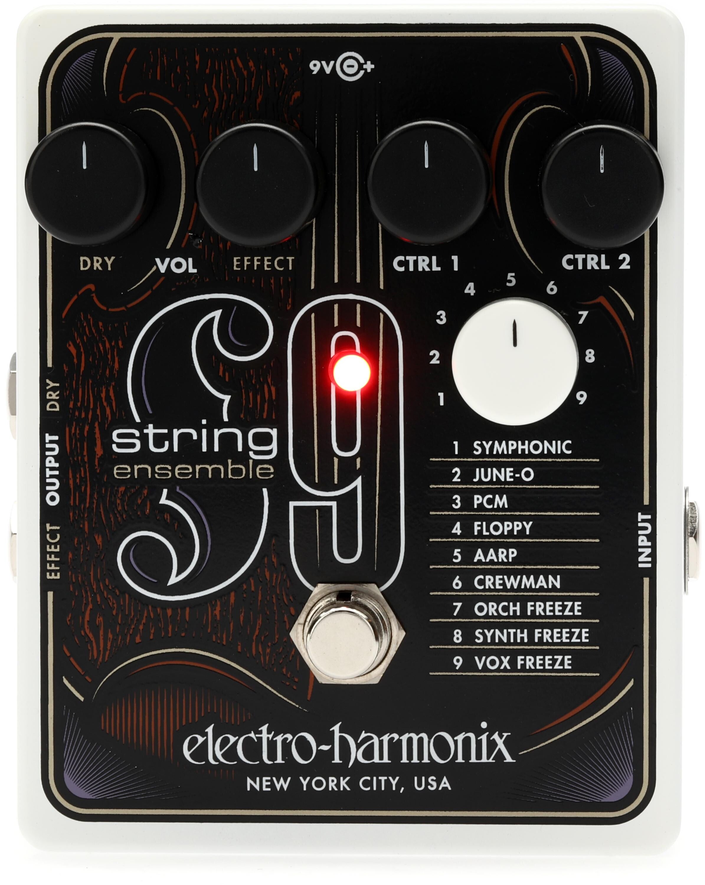 Electro-Harmonix KEY9 Electric Piano Machine Pedal | Sweetwater