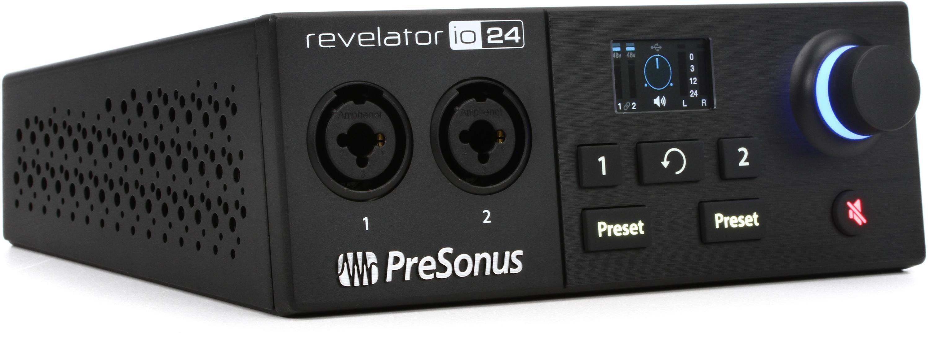 PreSonus Revelator io24 USB-C Audio Interface | Sweetwater