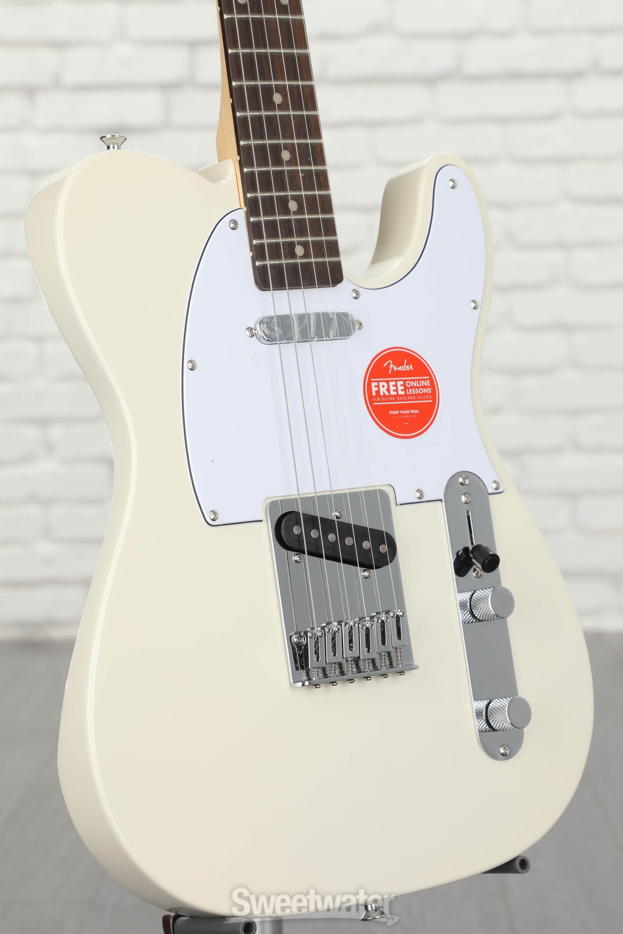 Squier Affinity Series Telecaster Electric Guitar - Olympic White
