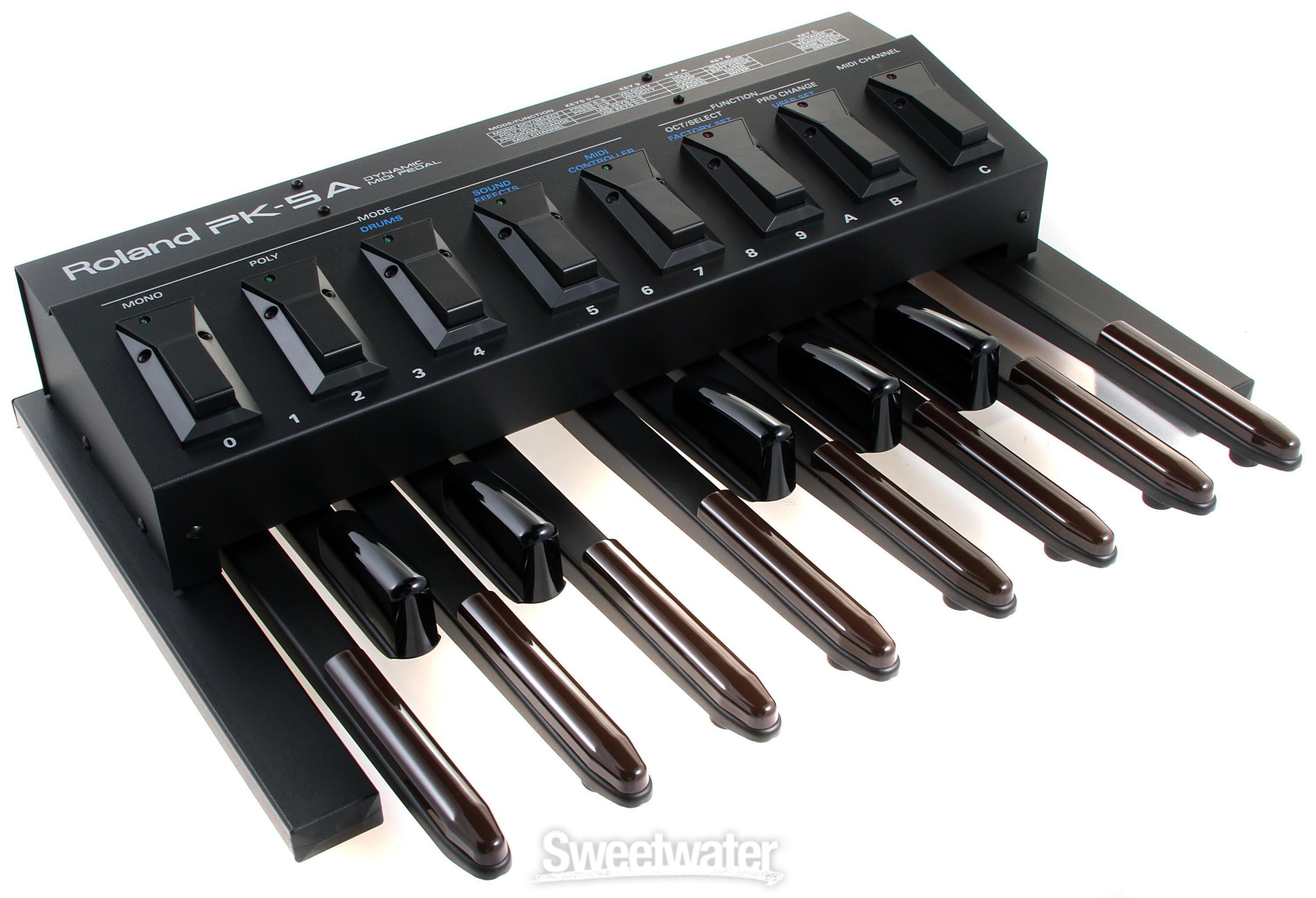 Roland Roland PK 5A 美品 希少 ローランド PK-5 Dynamic MIDI Pedal