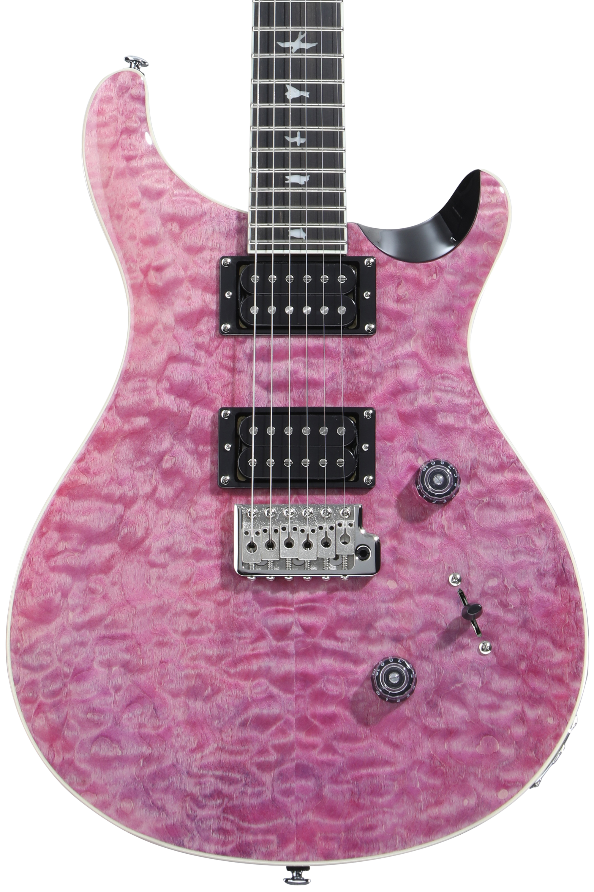 PRS SE Custom 24 Quilt Electric Guitar - Violet | Sweetwater
