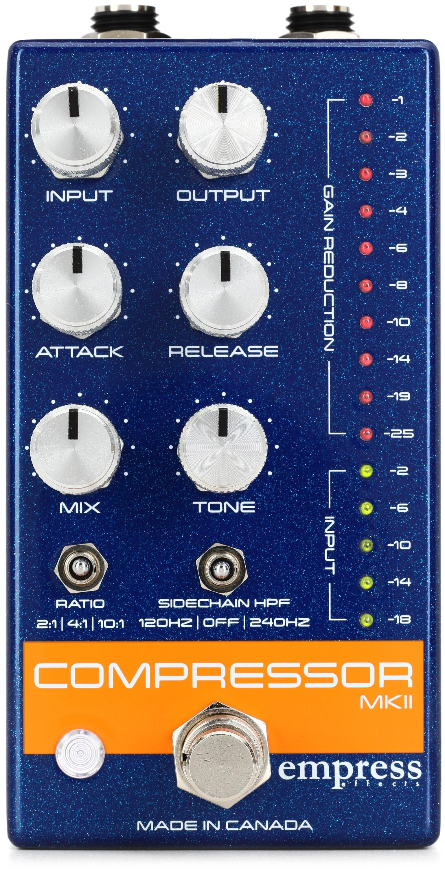 Empress Effects Guitar Compressor MKII Pedal - Blue | Sweetwater