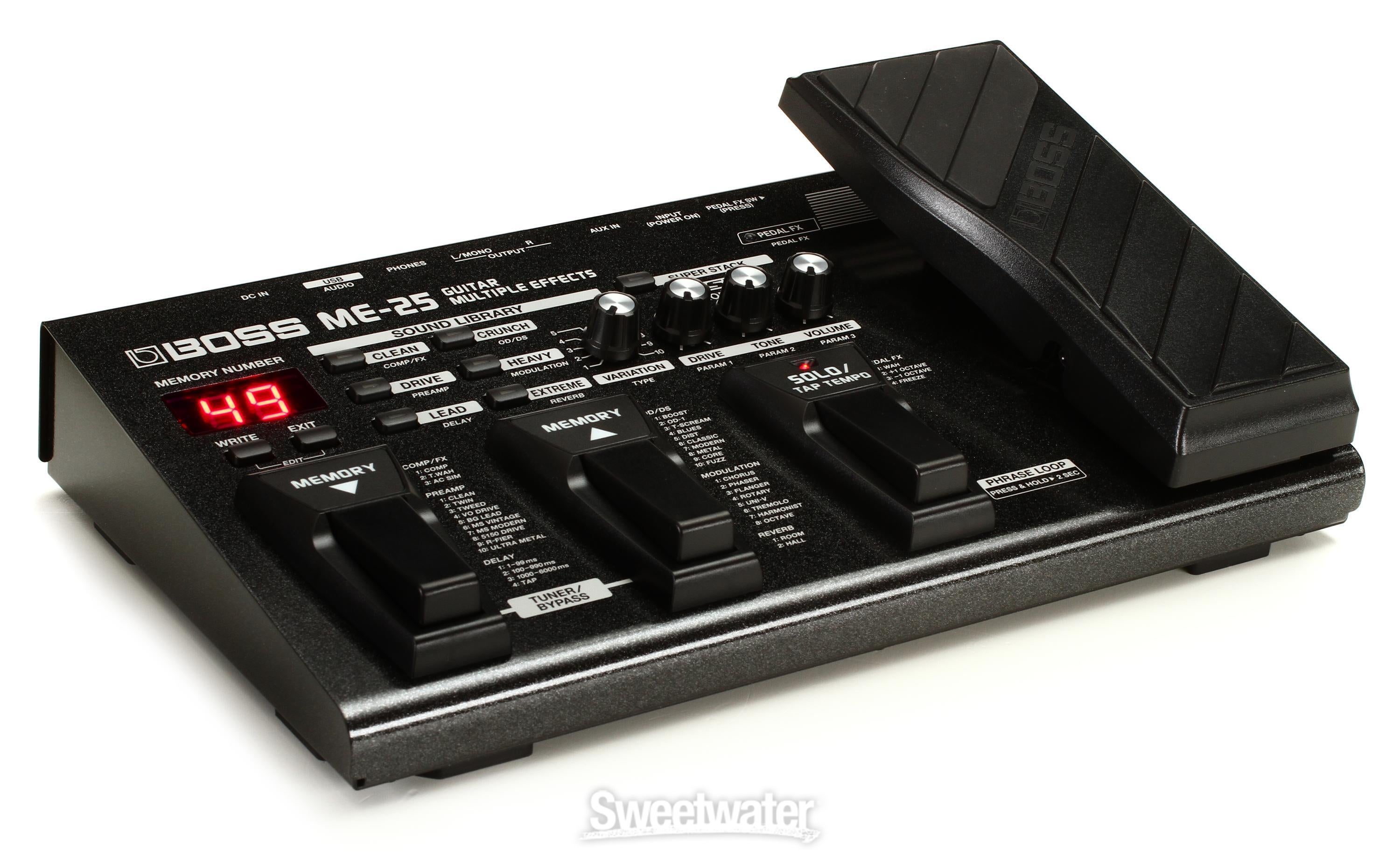 ギター BOSS ME-25 Guitar Multiple Effects Amazon.com: Boss ME-25