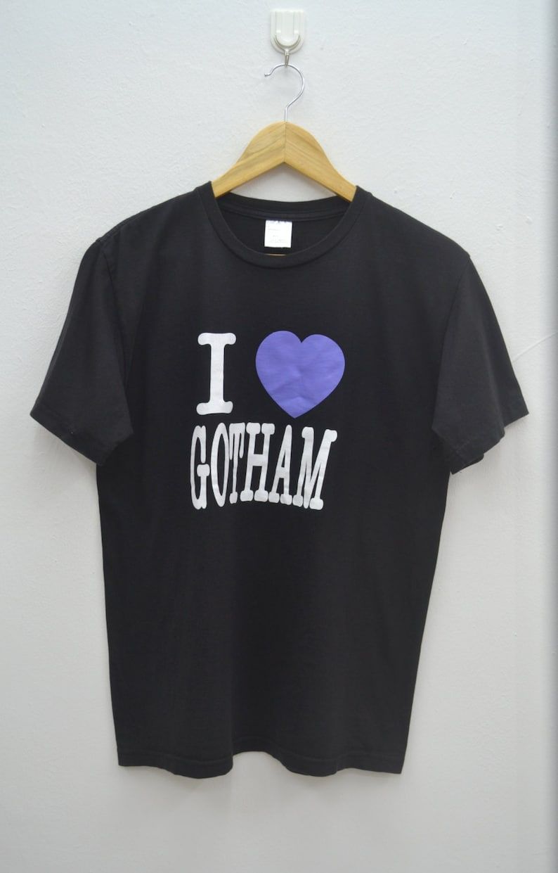 Vintage Number Nine I Love Gotham Purple Heart T-shirt - StanyStore