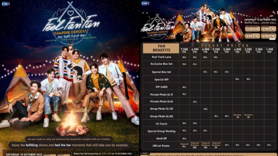 Feel Fan Fun Camping ポスターサイン付earthmix