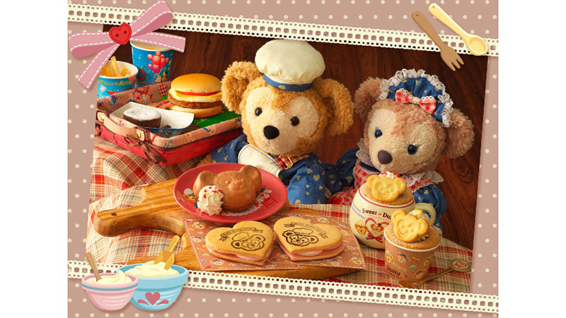 公式】ダッフィーとシェリーメイが主役のかわいいスウィーツを