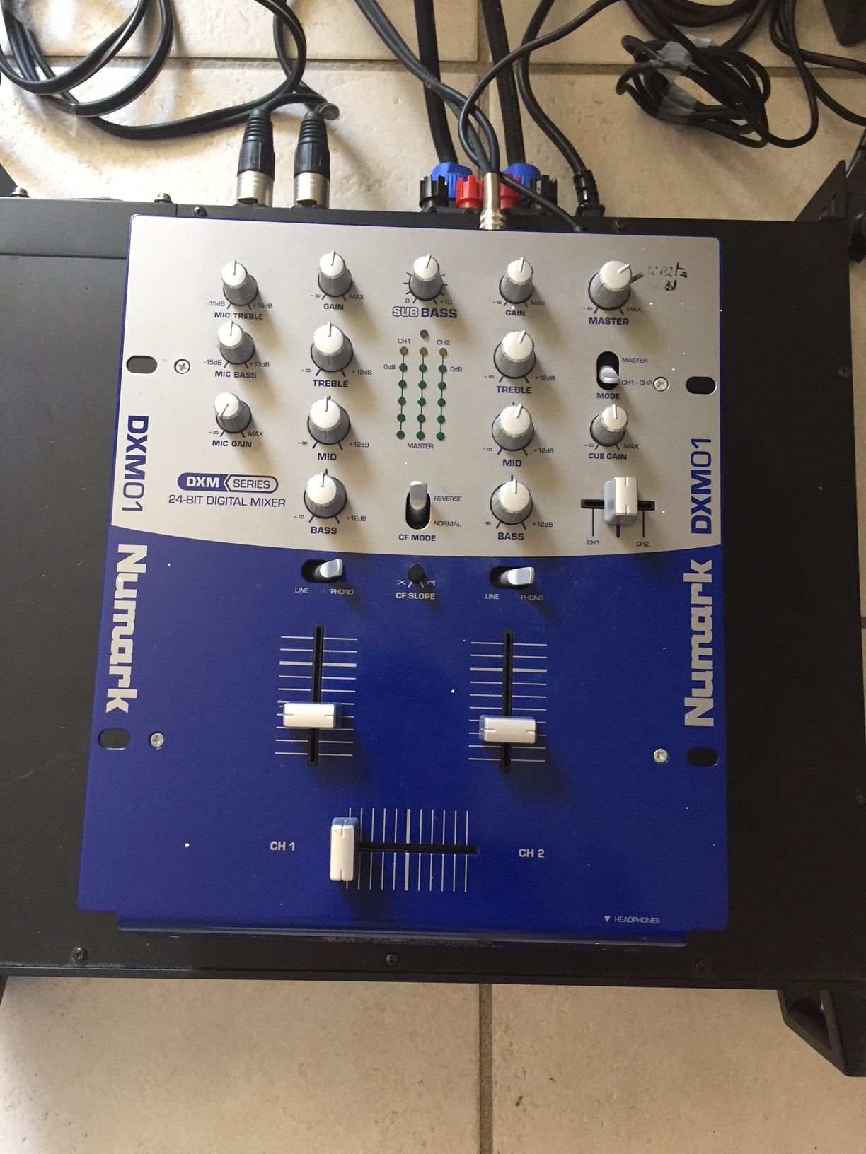 動作品】Numark dxm01 USB dj ミキサー 動作品】Numark dxm01 USB dj