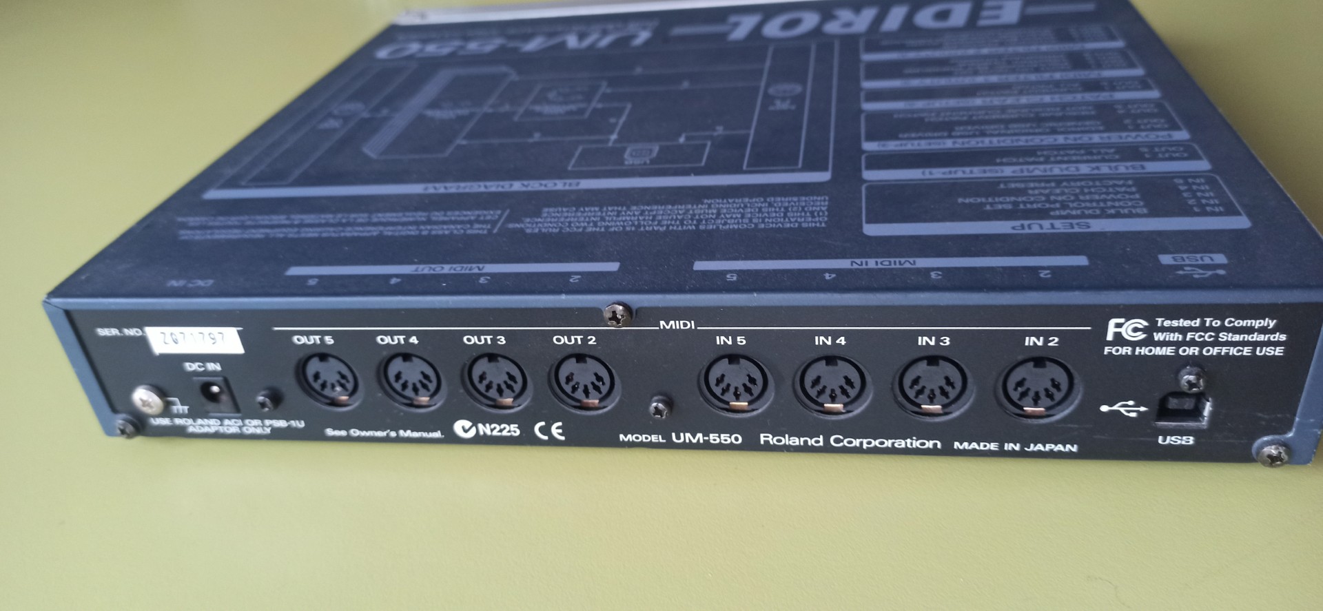 UM-550 - Edirol UM-550 - Audiofanzine