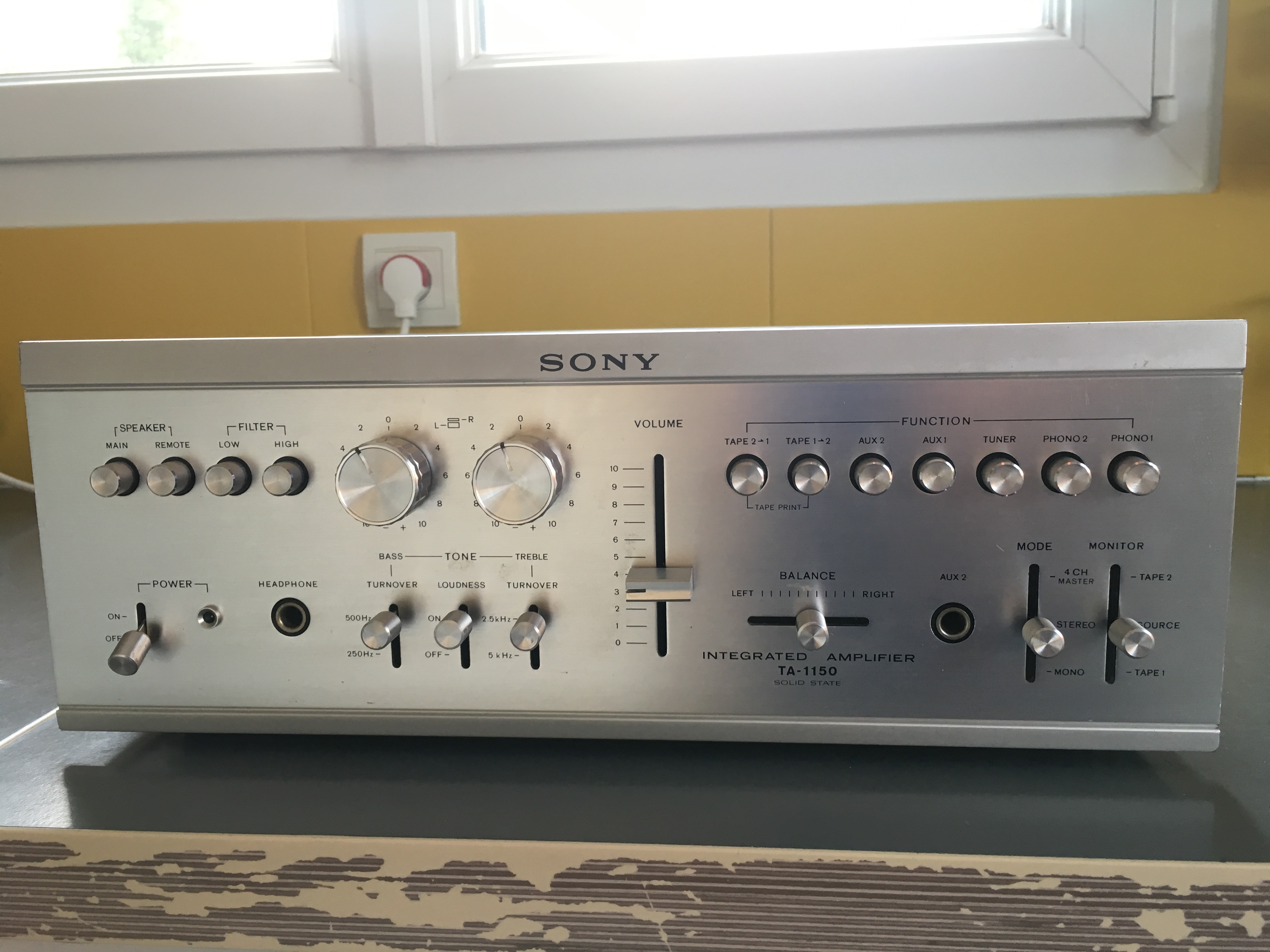 SONY TA-1150D編 [dec1 BY1952] SONY ソニー TA-1150 プリメインアンプ