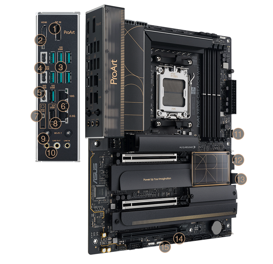 ProArt X870E-CREATOR WIFI｜マザーボード｜ASUS 日本