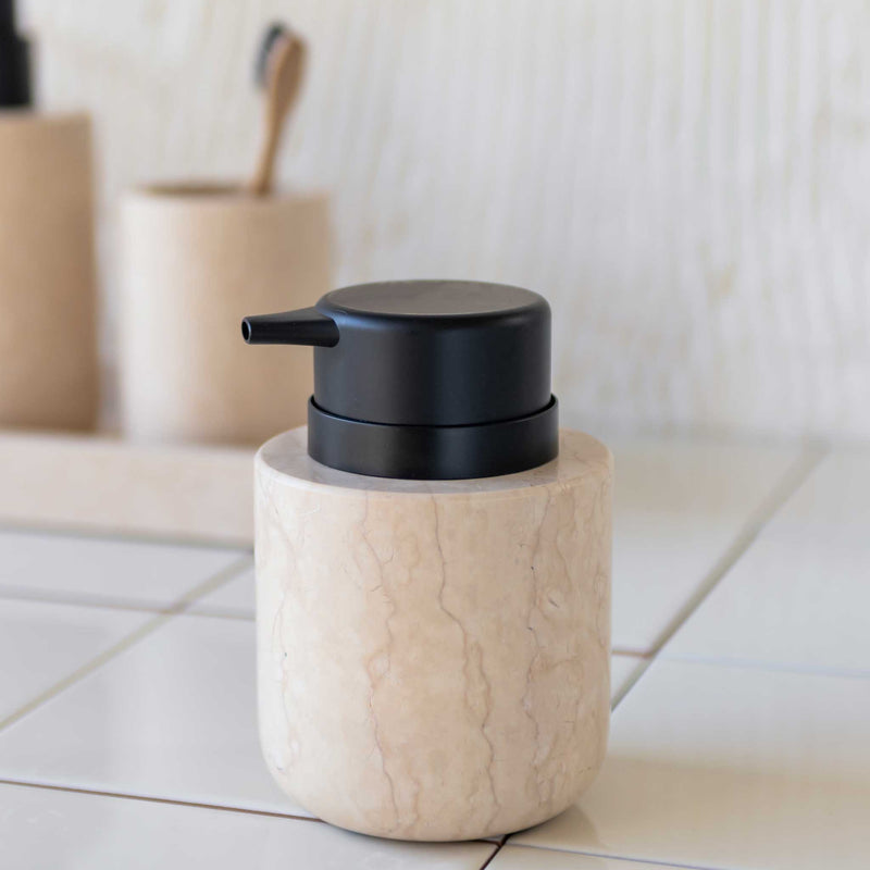 MARBLE low dispenser, Sand – Mette Ditmer - International