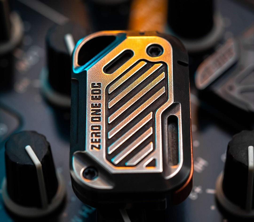 01 ZERO ONE EDC POP フィジェット トイ スライダー チタン 【公式通販】