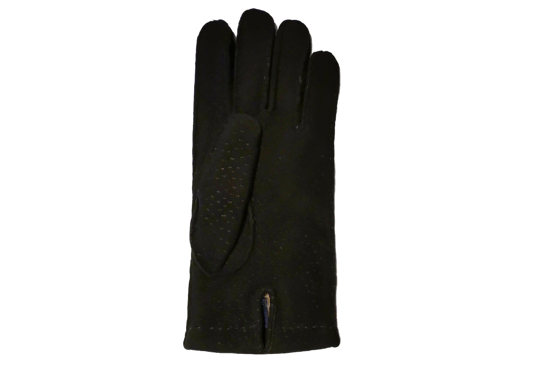 メンズ手袋◇カピバラ◇ブラック/NERO《アウトステッチ・カシミヤ