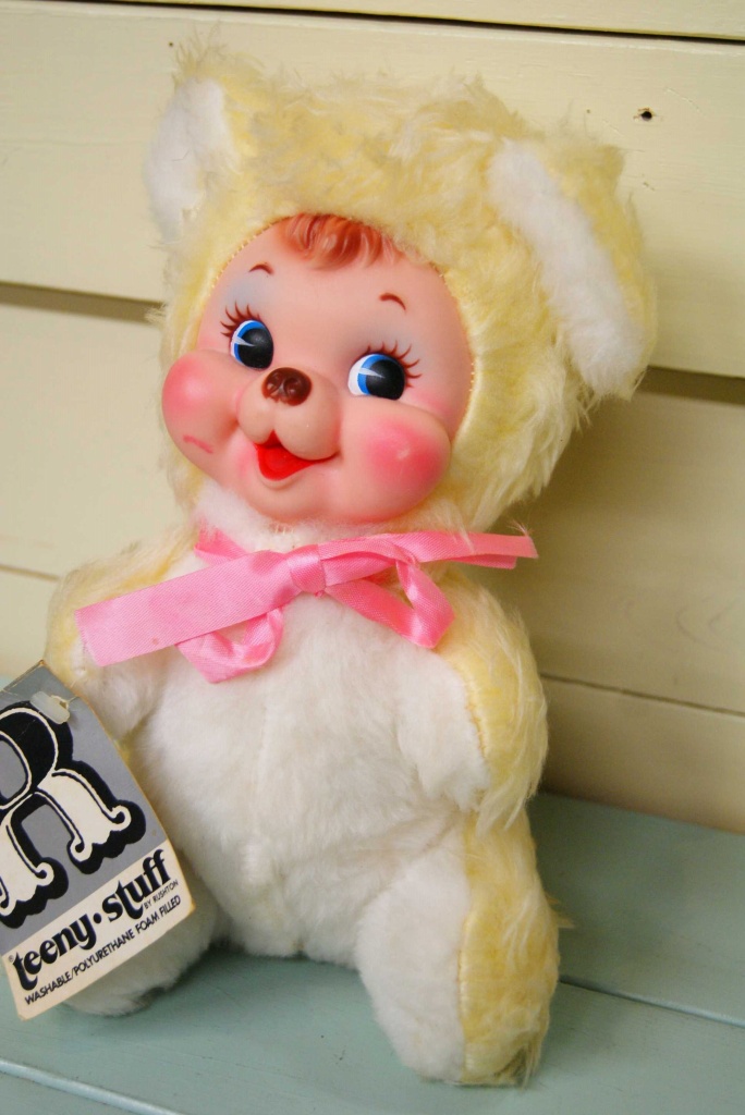 vintage ラシュトンRushtonハッピーベア ラバーフェイスドール