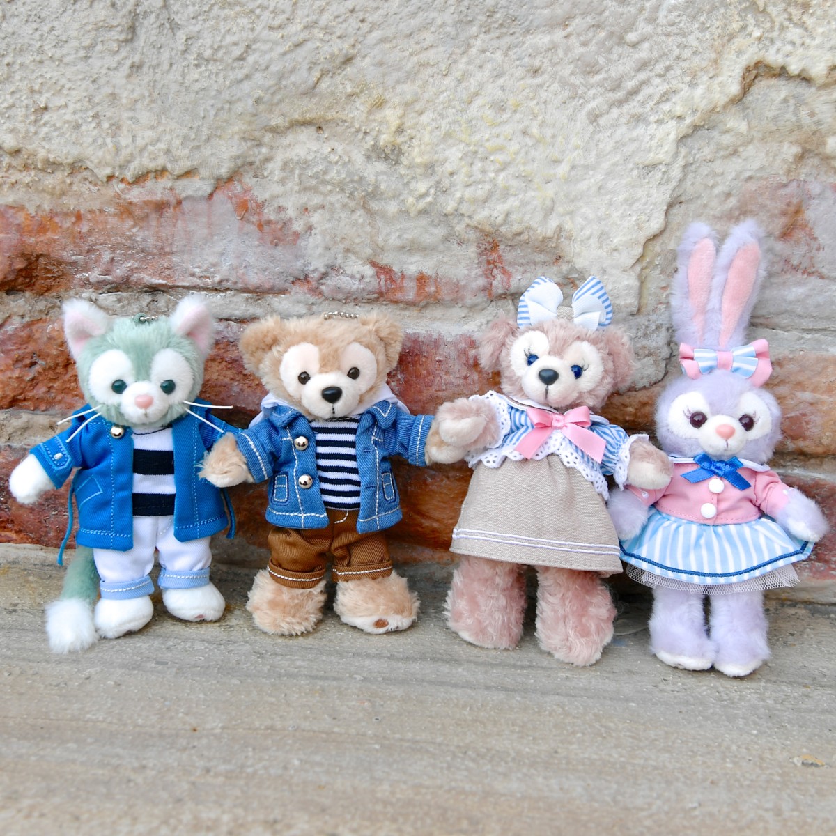 ダッフィー ぬいぐるみバッジ セット ぬいぐるみバッジセット