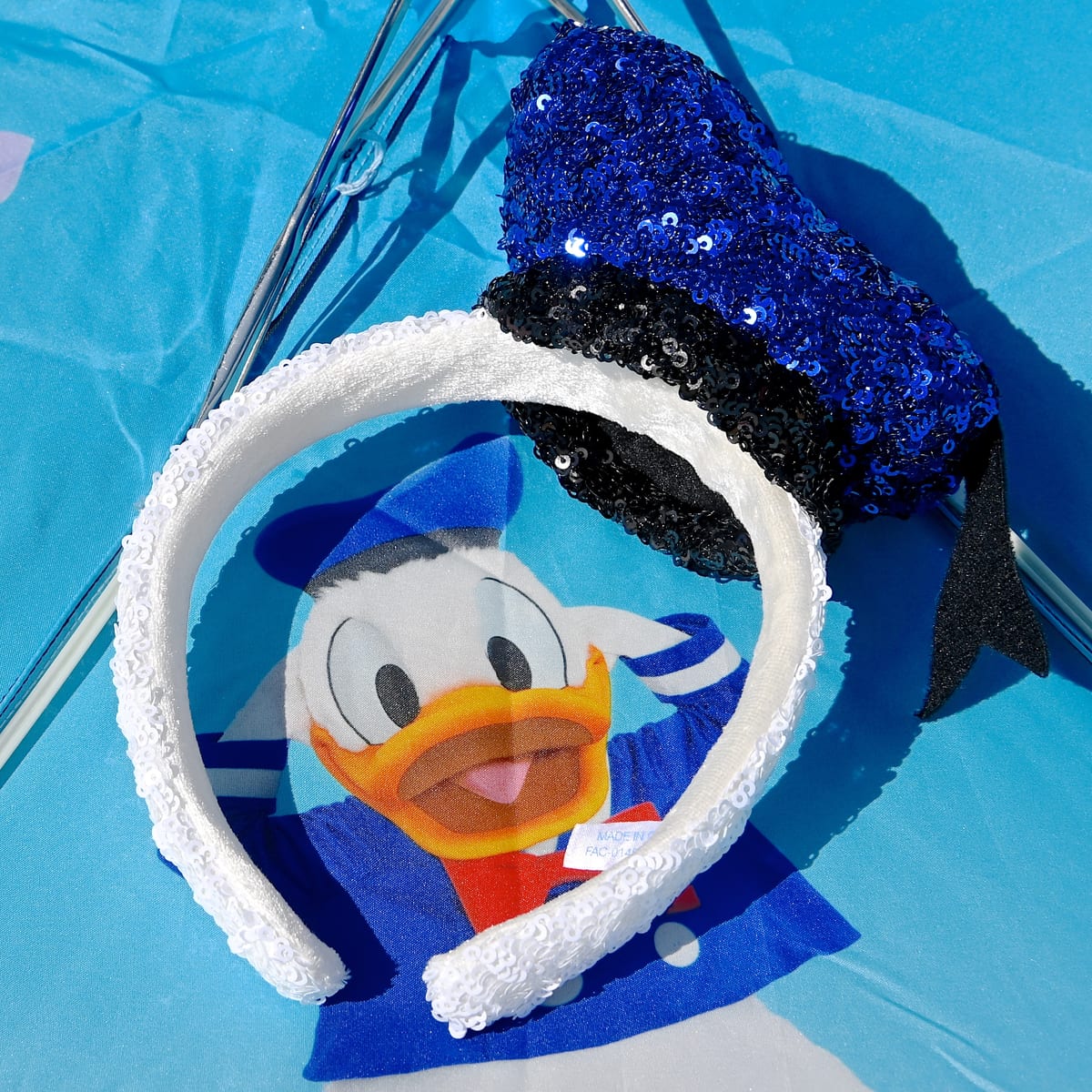 ディズニーランドパリ限定 カチューシャ ドナルド 足が動く (Disney