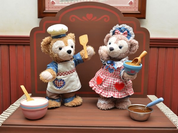 バレンタインスウィートダッフィー&シェリーメイ ぬいぐるみと