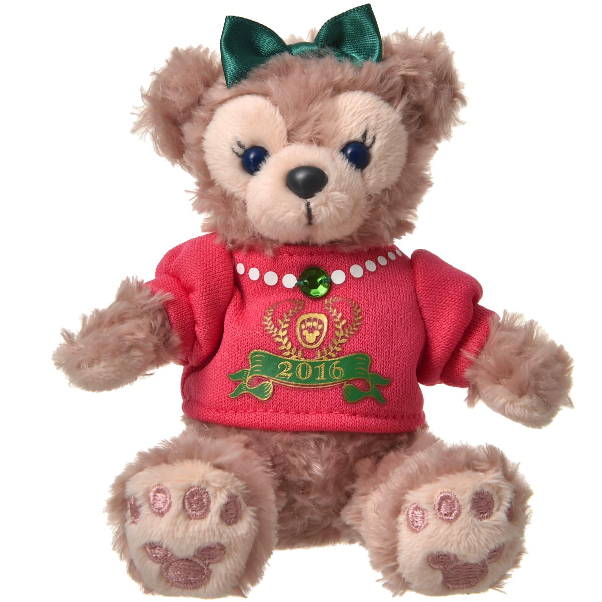 2016年は緑とピンクのコスチューム☆ダッフィーコレクションドールセット -