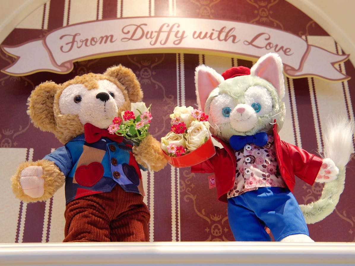 ダッフィーシェリーメイジェラトーニコスチュームバレンタイン2016