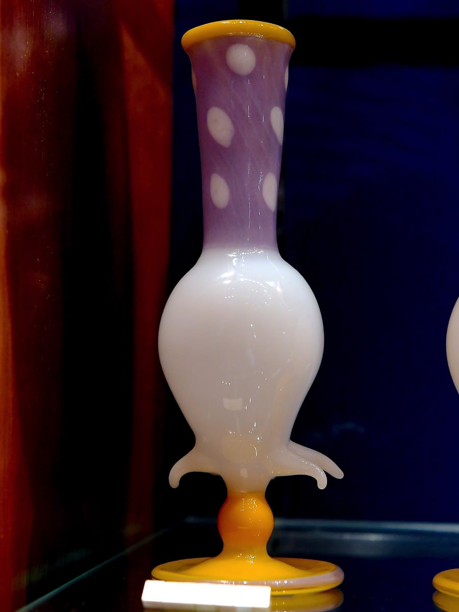 ミッキーマウス 花瓶 ガラス製 限定品 ミッキーマウス 花瓶 ガラス製