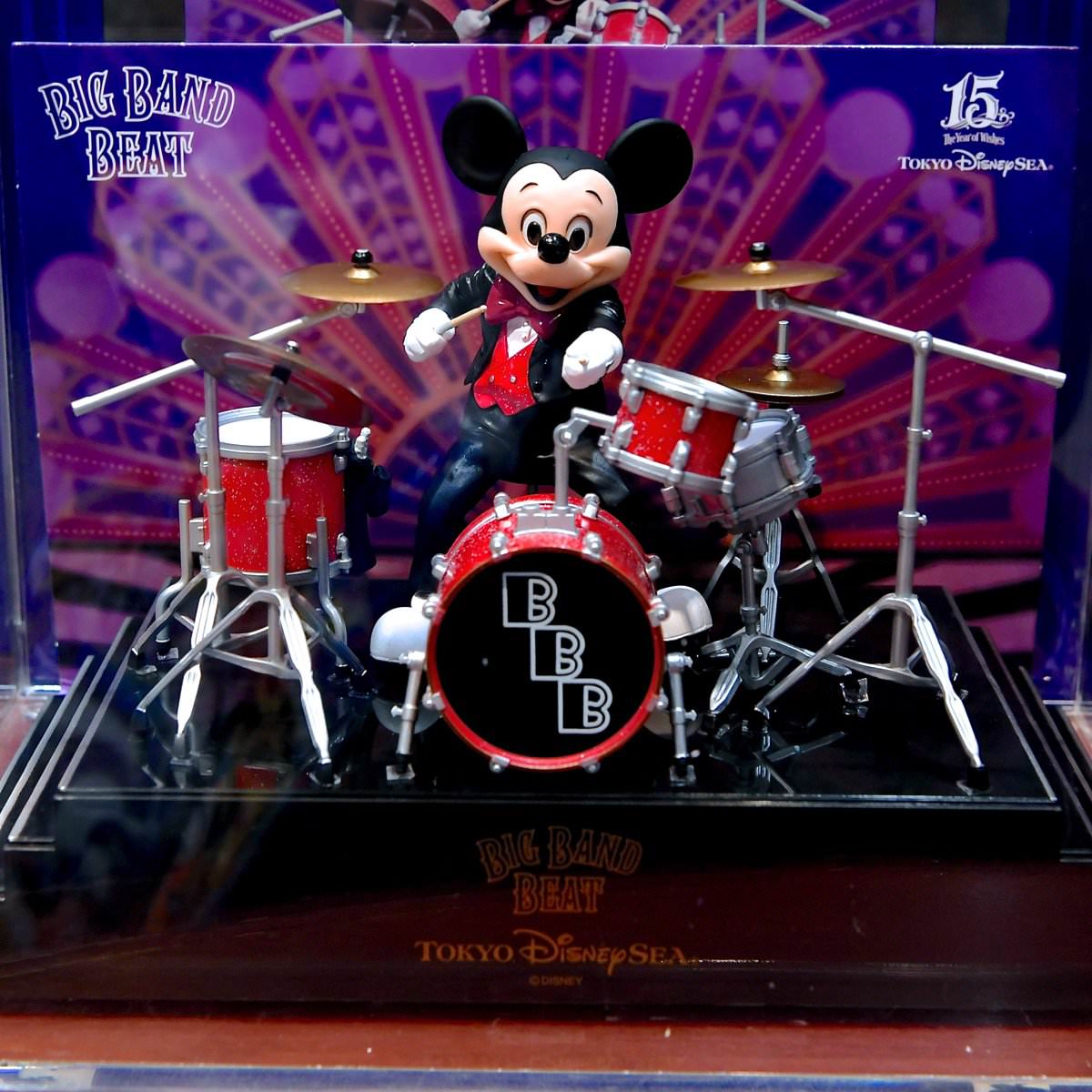 ビッグバンドビート ミッキー フィギュアリン ディズニーシー15周年