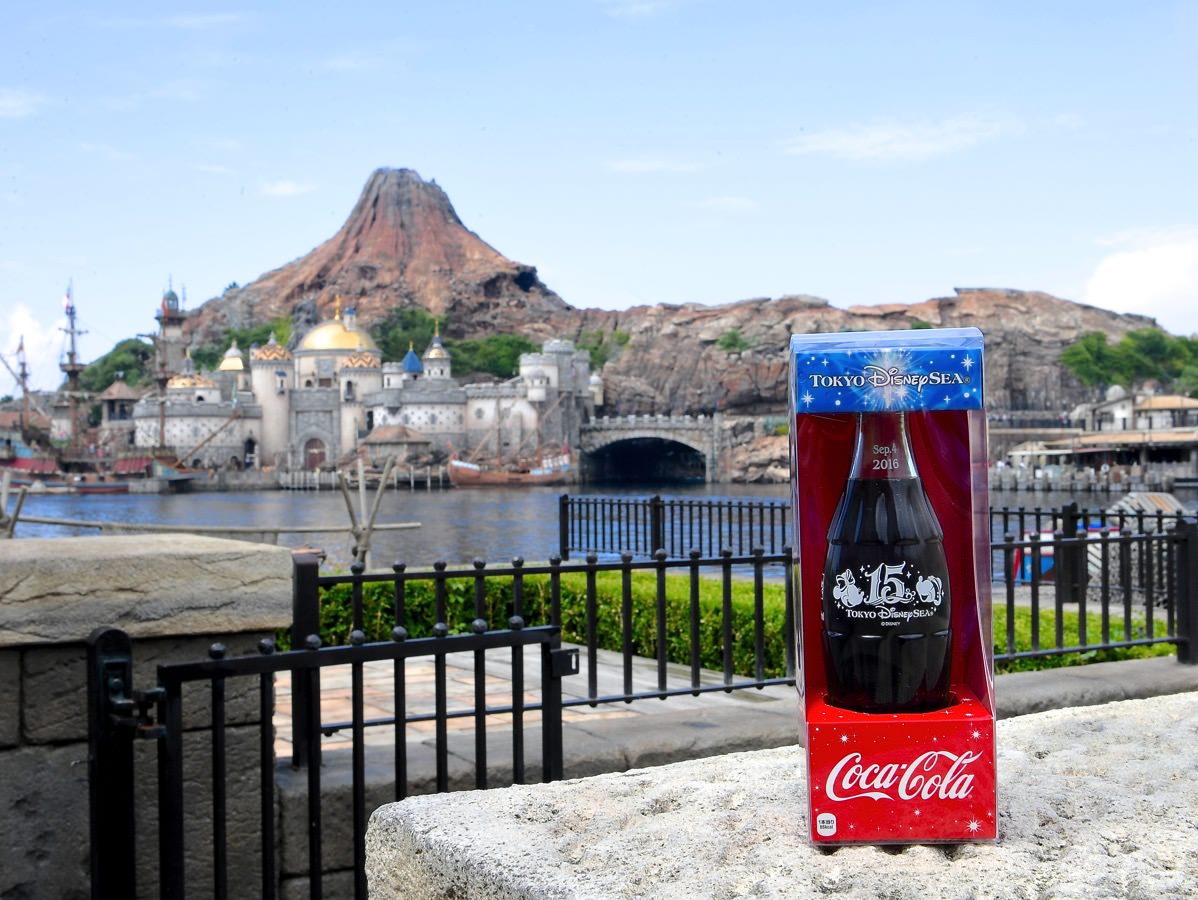 コカコーラ記念ボトル&フード付きブランケット☆東京ディズニーシー15