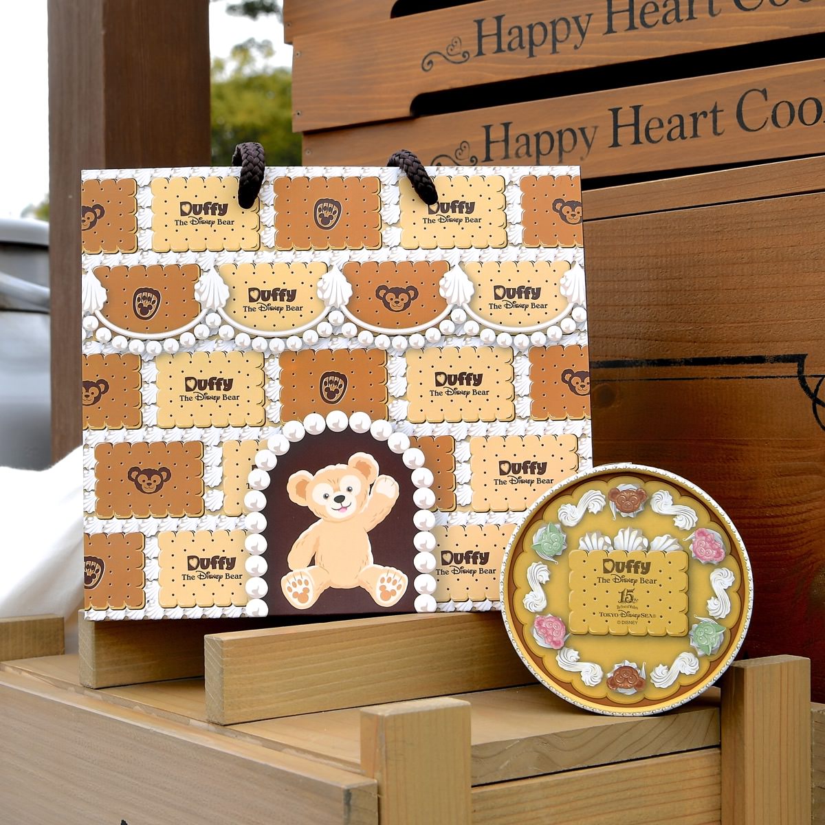 ディズニーシー ダッフィー×Q-POT.シェリーメイ バッグチャーム