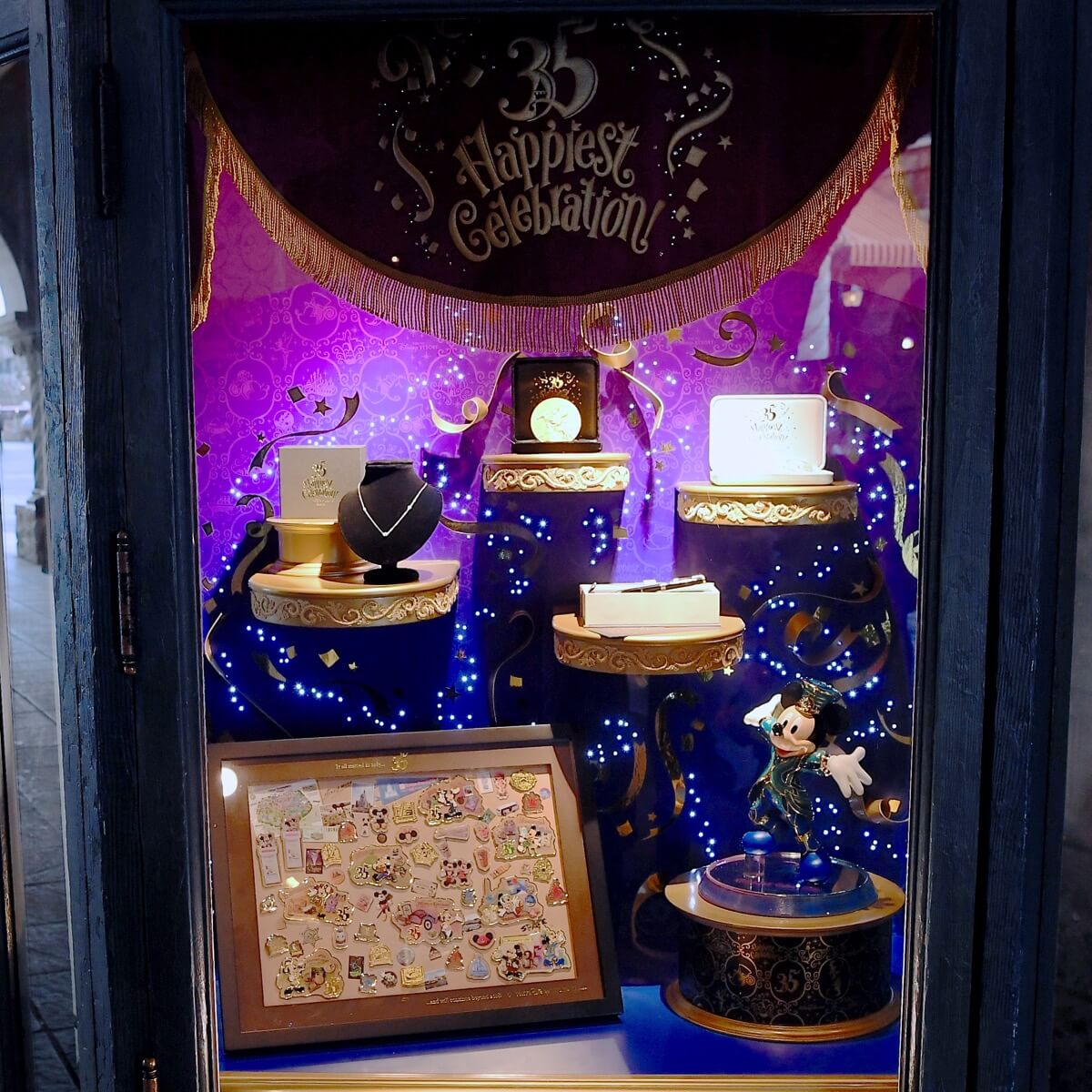 限定 東京ディズニーランド 35周年ハピエストセレブレーション ピン(額