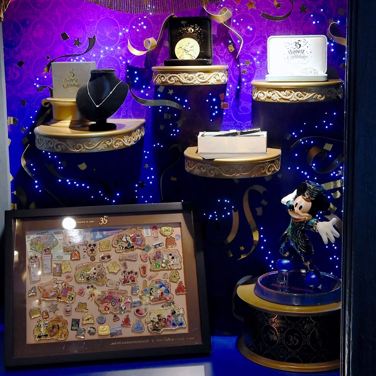 東京ディズニーランド Club33 額縁付きピンセット □祝40周年！TDL東京