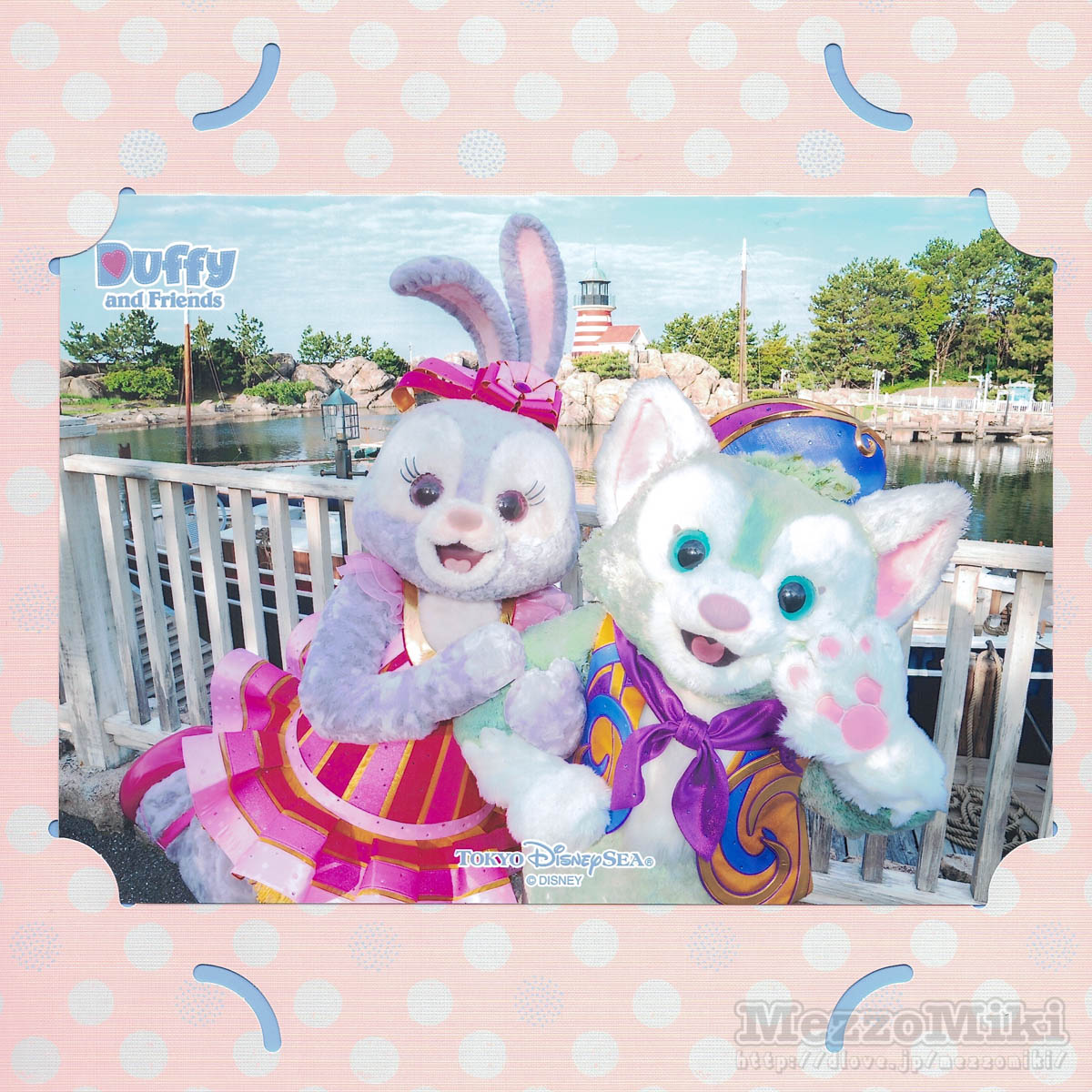 リボンコスチュームのダッフィー＆フレンズフォト付き！東京ディズニー