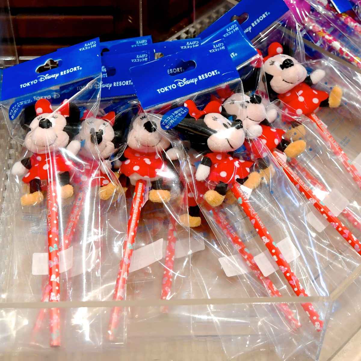 かわいいマスコット付き16種！東京ディズニーランド えんぴつ -