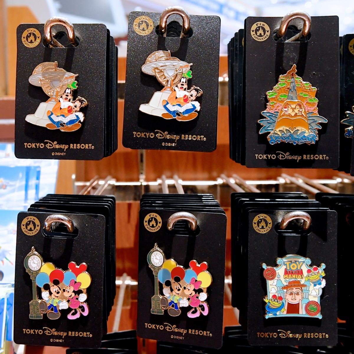 ディズニー ピンズ ピンバッジ ディズニーランド アトラクション