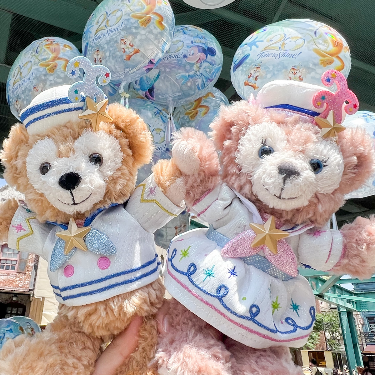 ダッフィーとフレンズ 20周年記念 ぬいぐるみキーホルダー7体セット