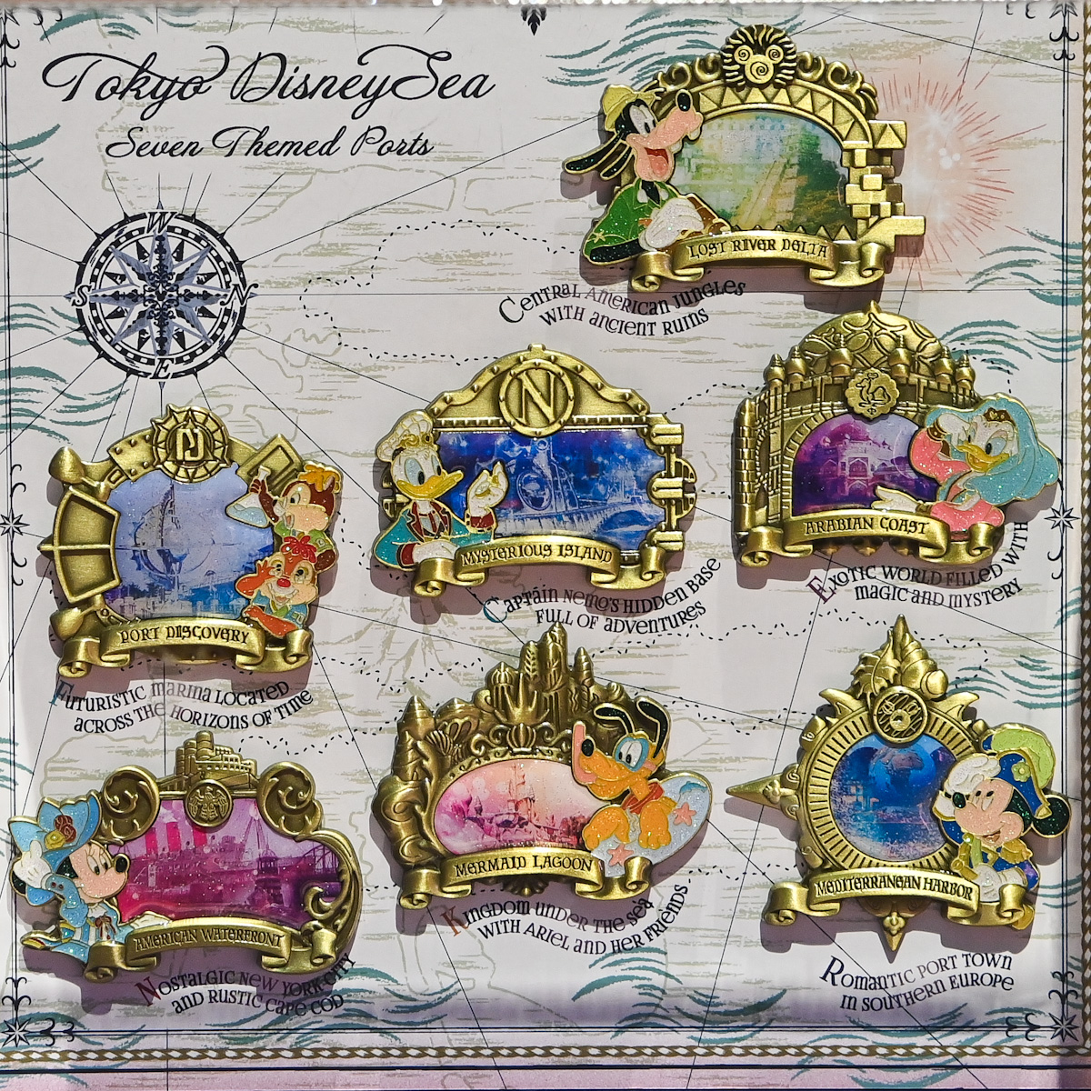 ディズニーシー 20周年 アートフレーム ディズニーシー 20周年 アート