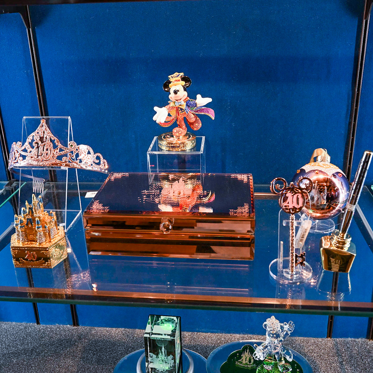ディズニーガラス細工 東京ディズニーリゾート40周年”ドリームゴー