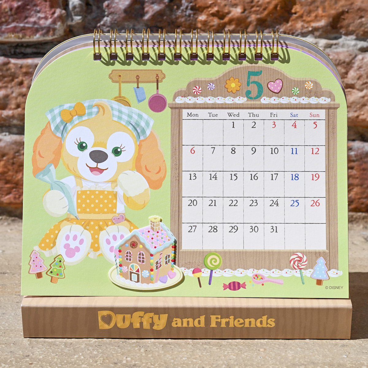 3点セット ダッフィー＆フレンズ 壁掛けカレンダー 卓上カレンダー