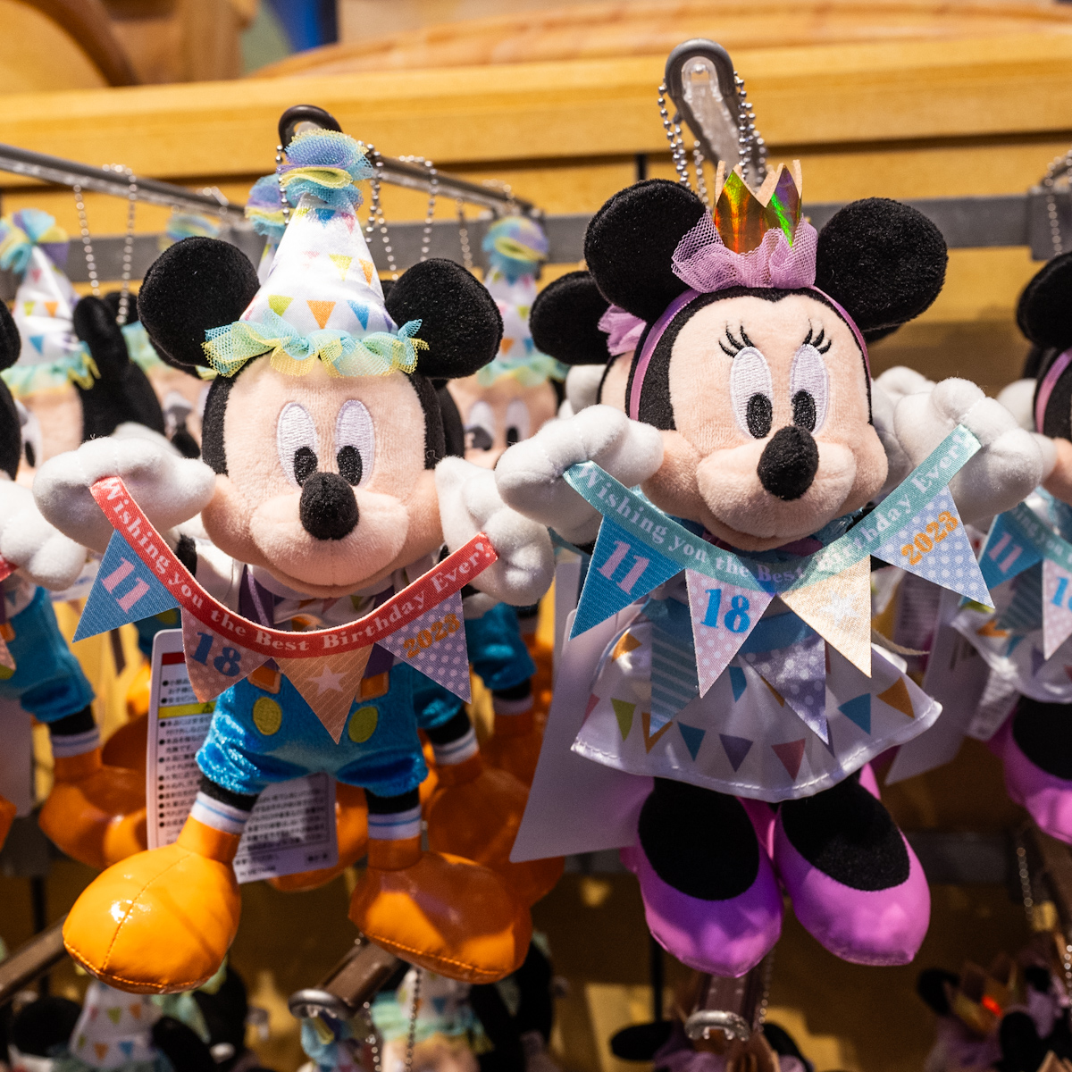 ミッキー ミニー 特大ぬいぐるみ 35周年記念 ミッキー&ミニー 35周年