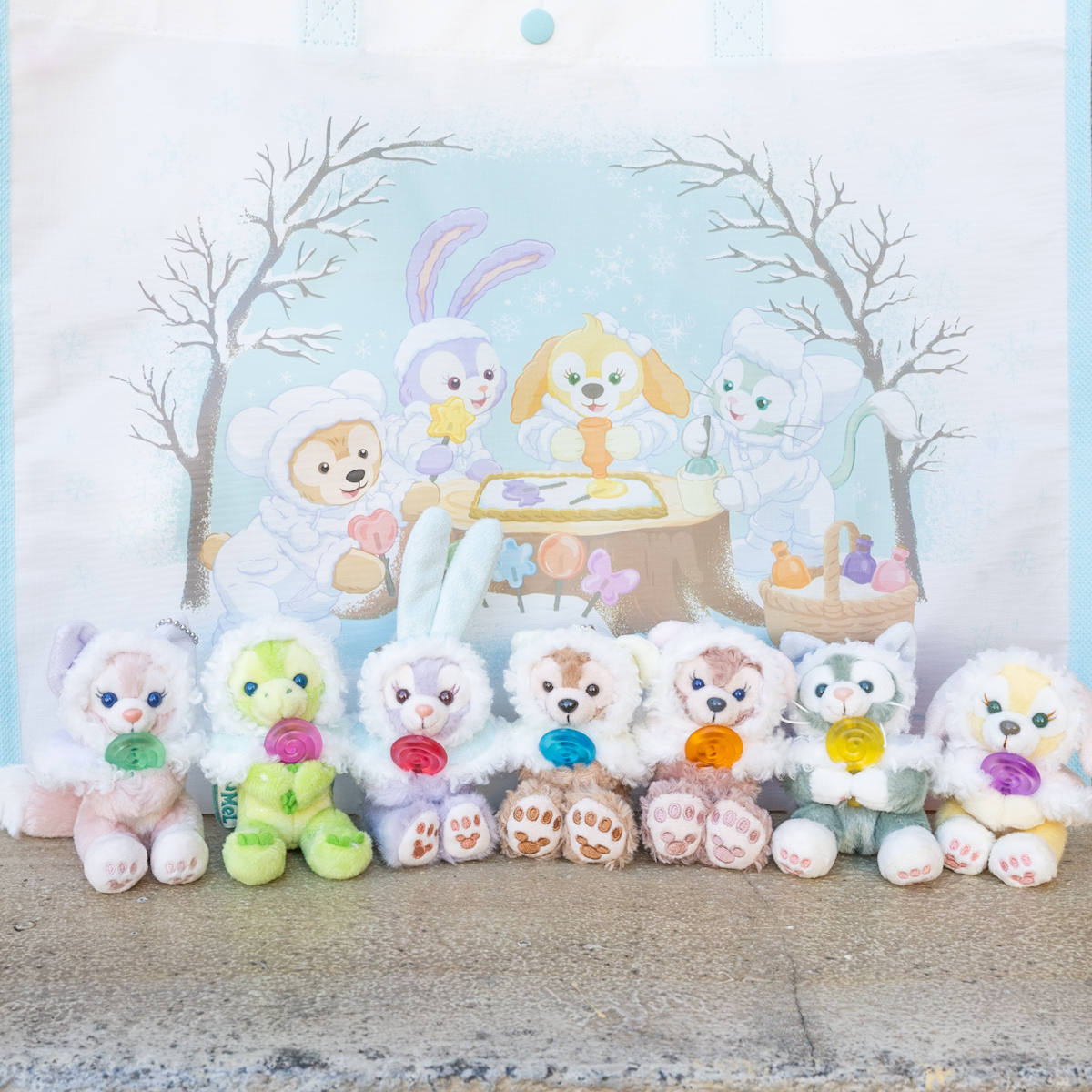 ディズニーキャラクター ダッフィ ホワイト WDW and NYC ディズニー