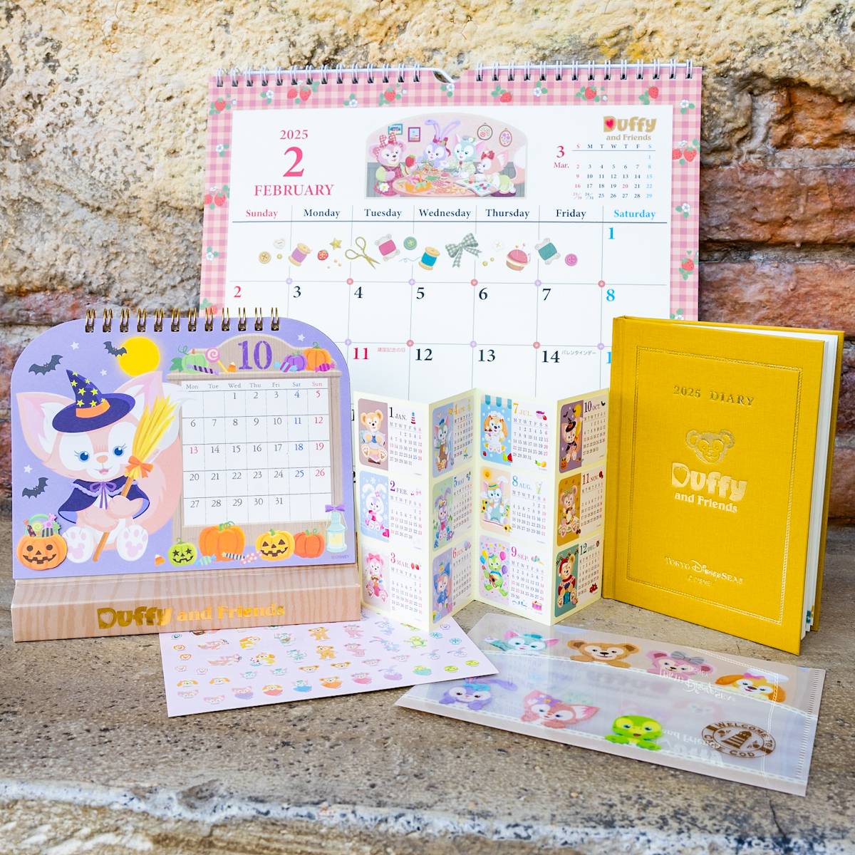 ダッフィーアンドフレンズ 万年カレンダー 万年カレンダー付き！東京