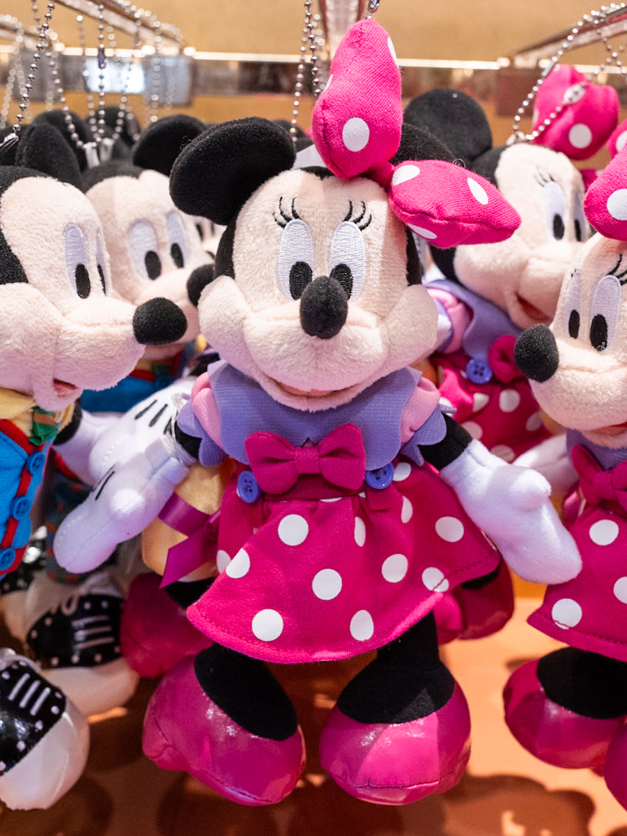 ミニー@ファンダーランド ミッキー ミニー ぬいぐるみバッジ
