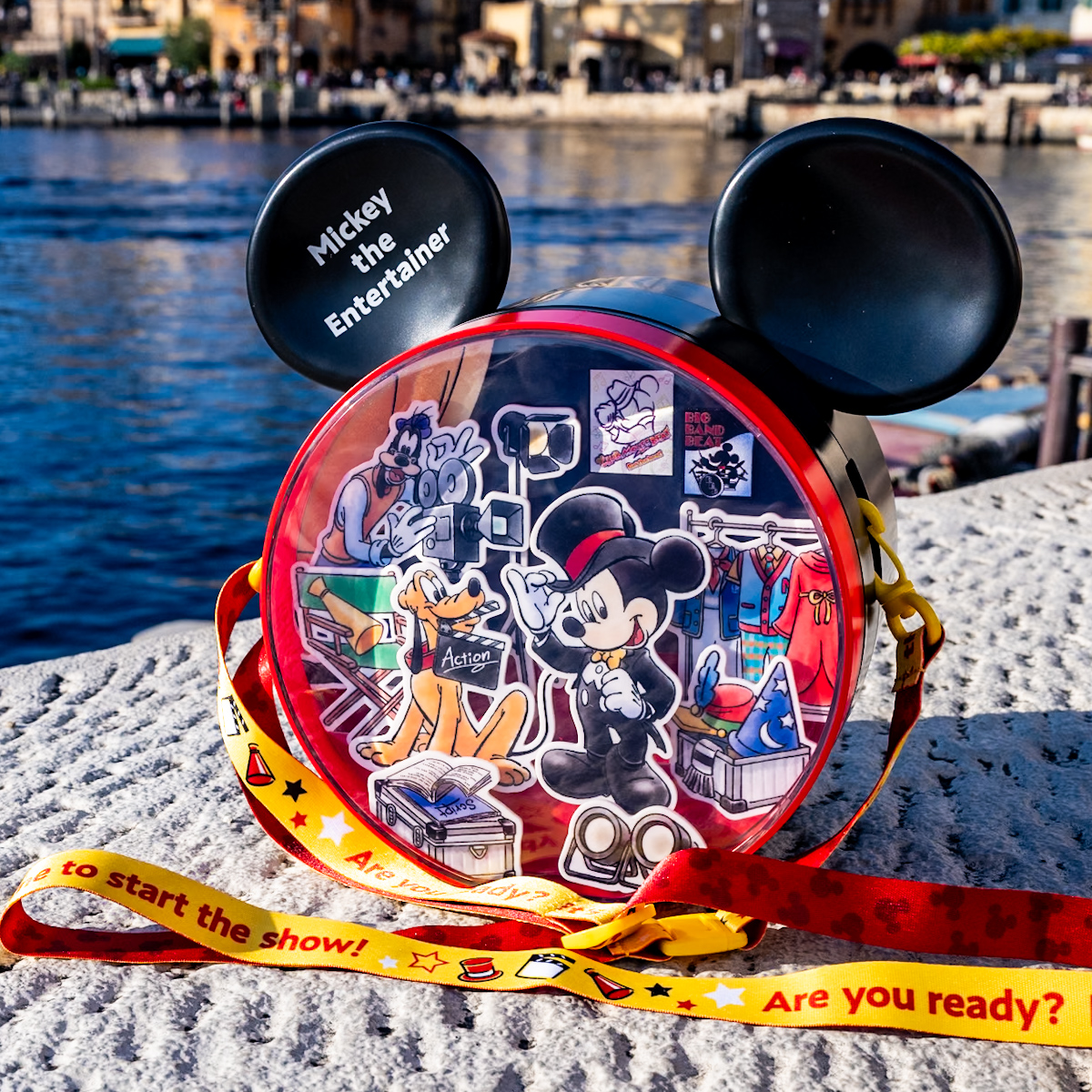 映画撮影中のミッキーマウス！東京ディズニーリゾート ポップコーン