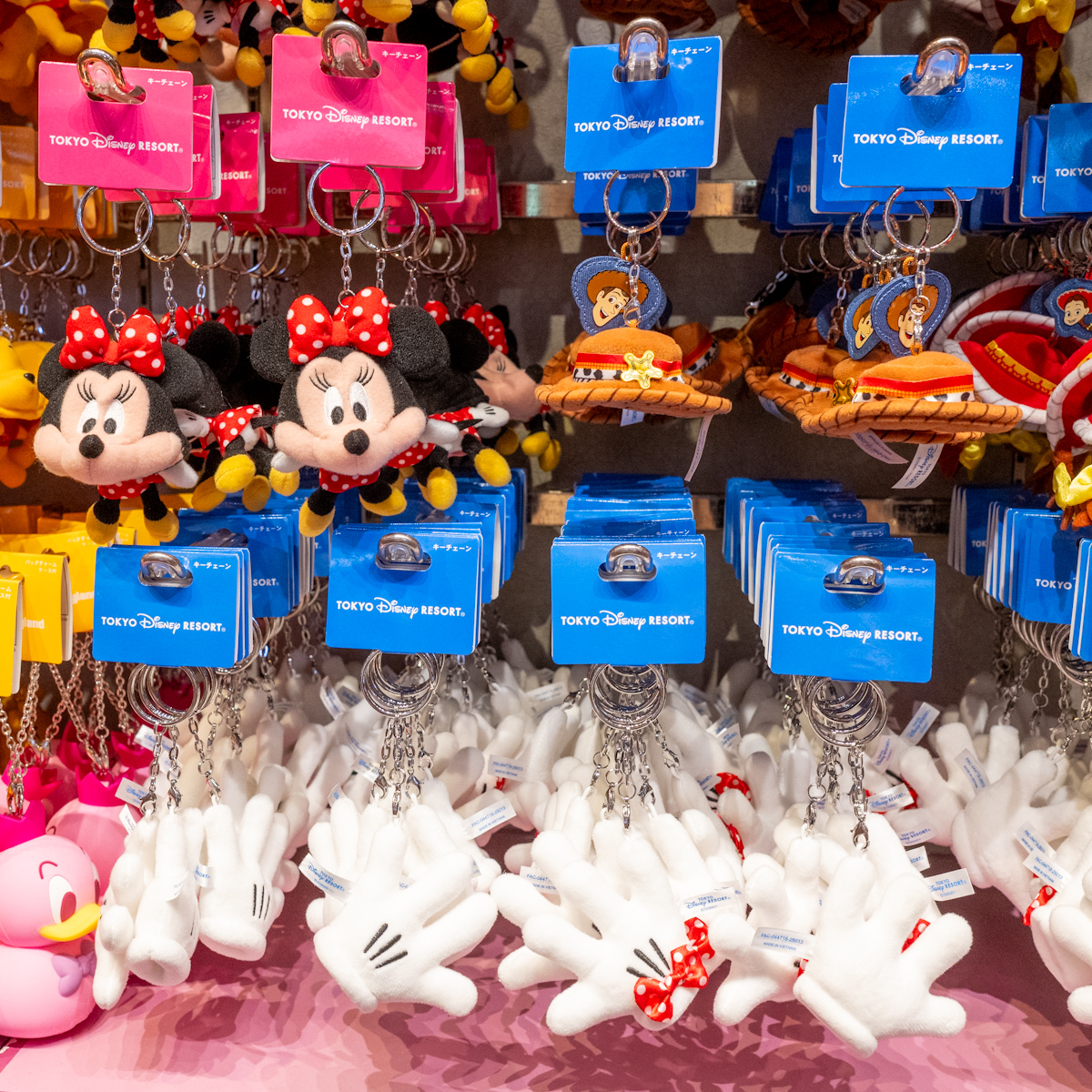 ミッキー、ミニーデザイン！東京ディズニーランド キャラクターミット